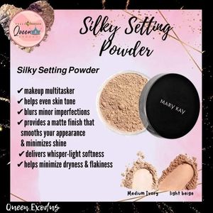 Mary kay Silky Setting Powder in Medium Ivory.